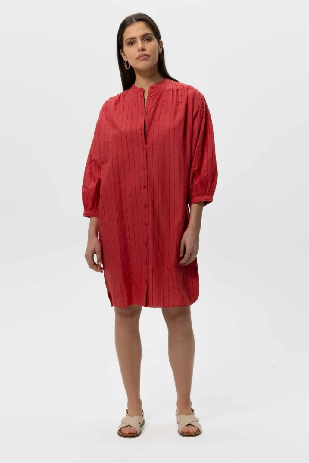 Rode oversized shirt dress