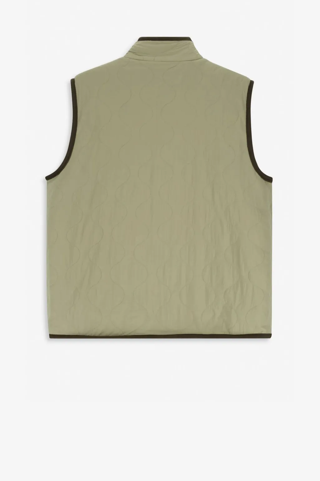 Rood geblokte reversible bodywarmer