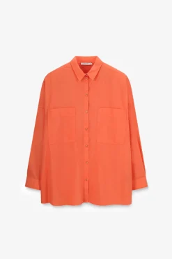 Roodoranje oversized blouse