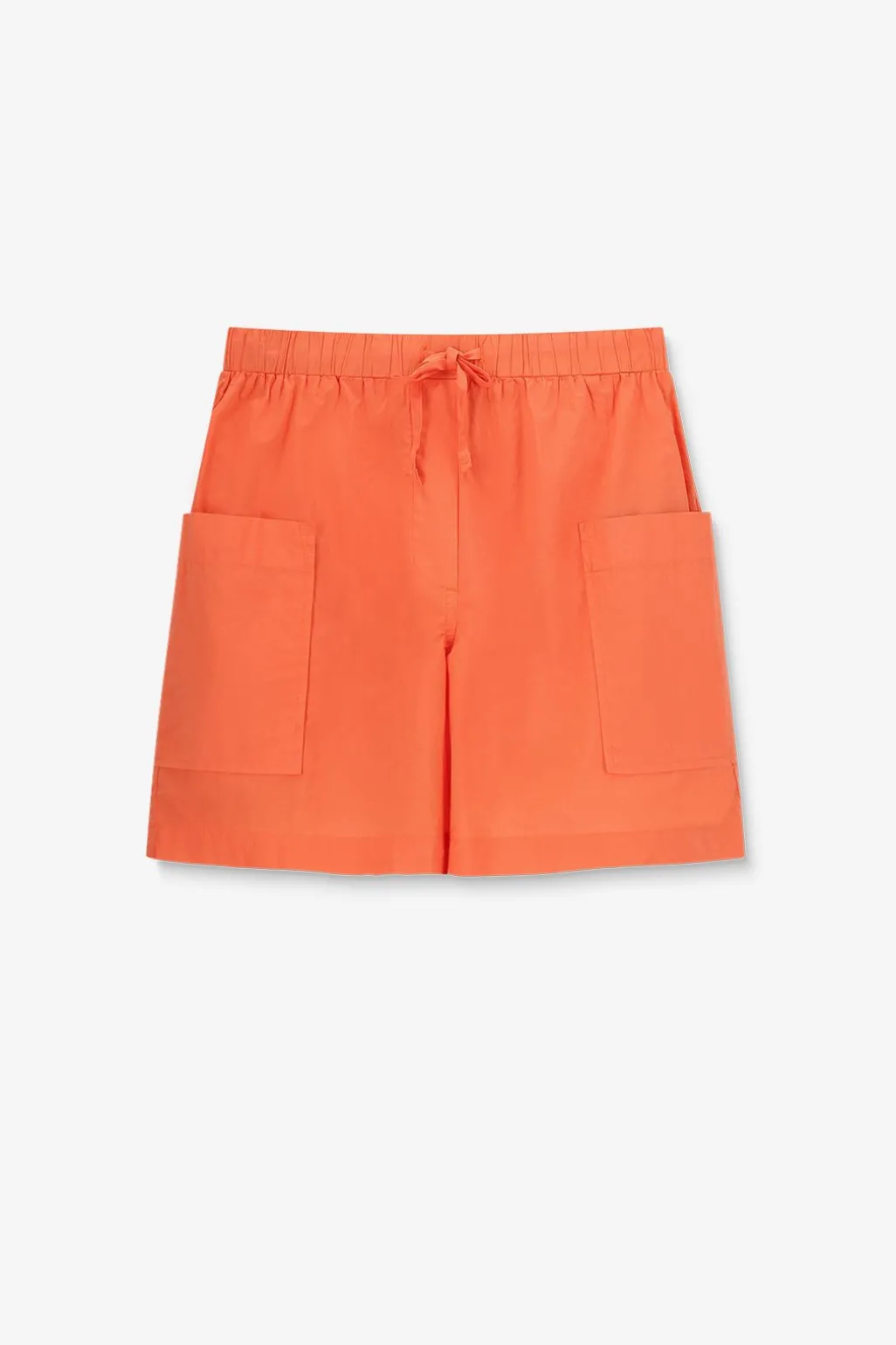 Roodoranje poplin short