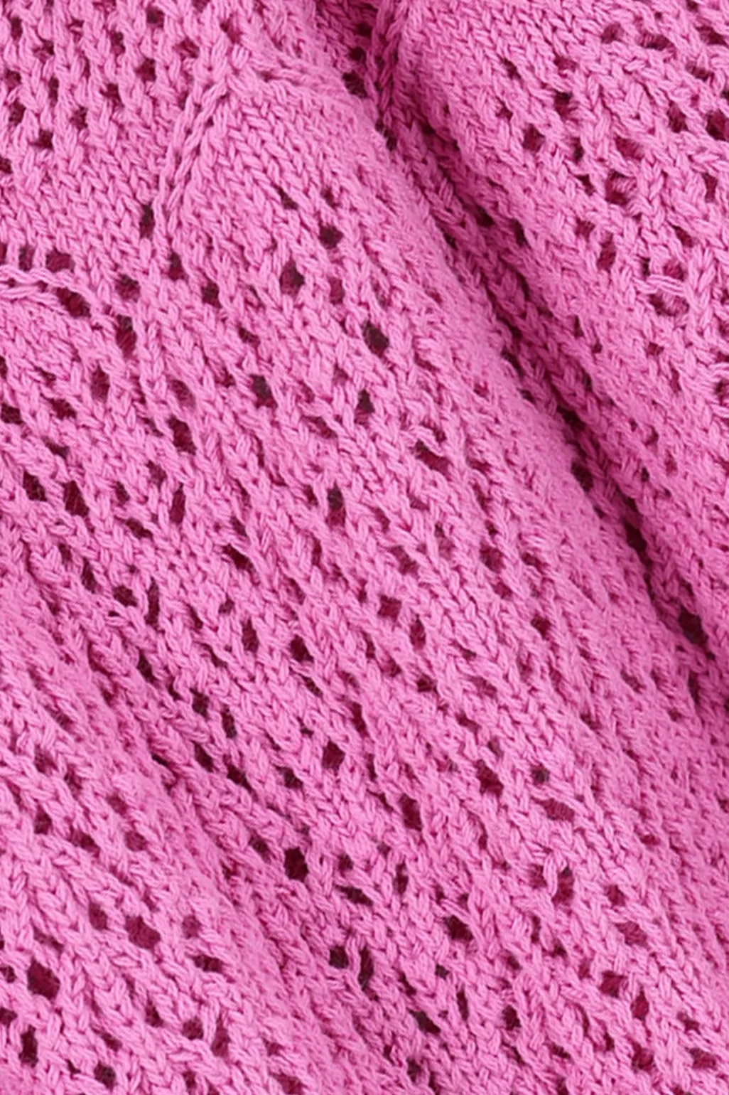 Roze ajour vest