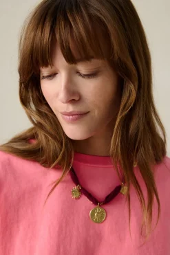Roze boxy T-shirt