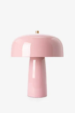 Roze cupola tafellamp