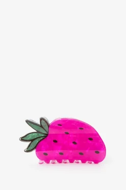 Roze haarklem aardbei