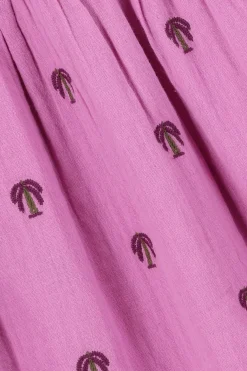Roze jurk met embroidery