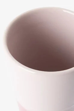 Roze latte mokken
