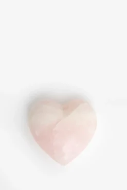 Roze marmeren presse-papier hart small