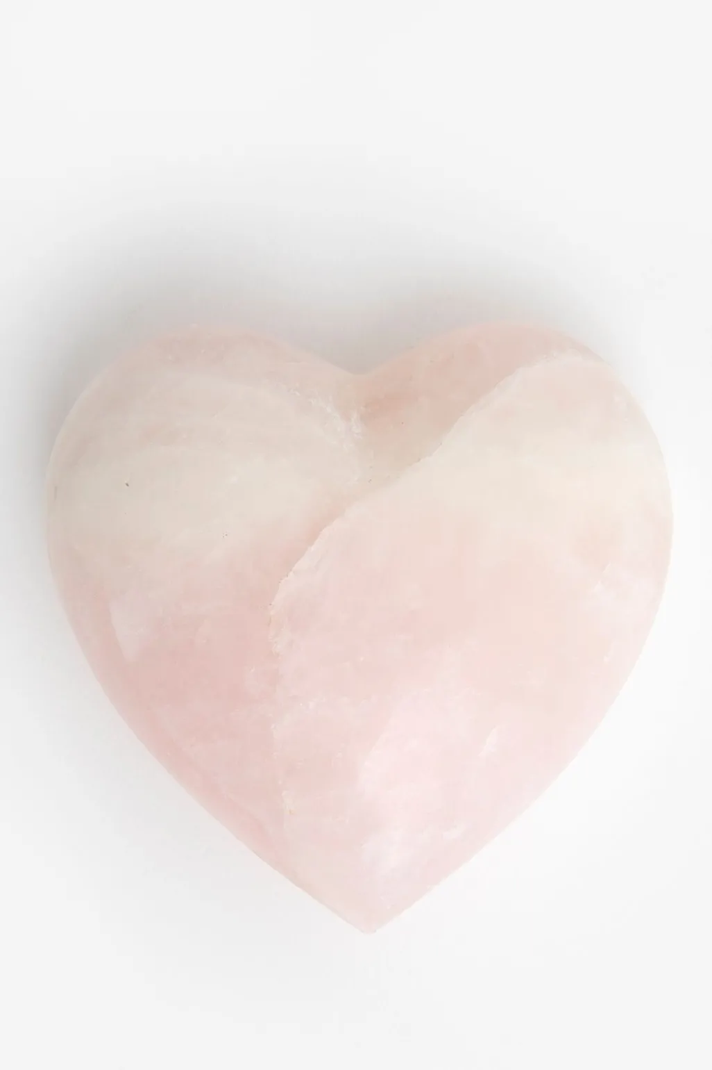 Roze marmeren presse-papier hart medium