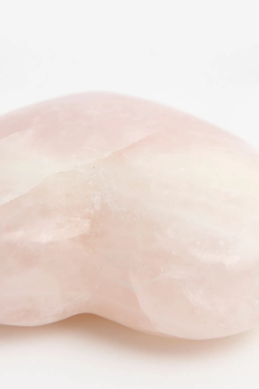 Roze marmeren presse-papier hart medium