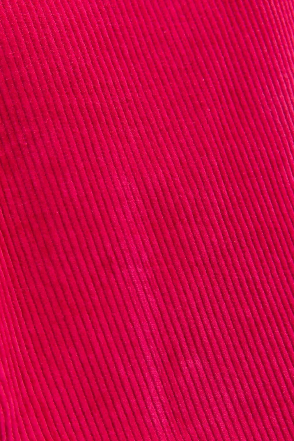 Roze mid waist wide leg corduroy broek