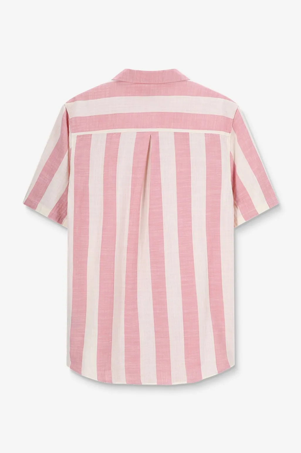 Roze overhemd met strepen
