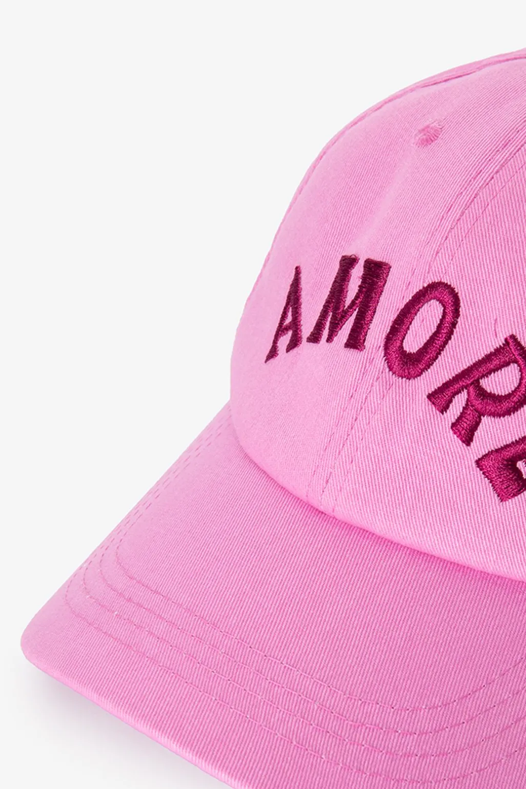 Roze pet met embroidery