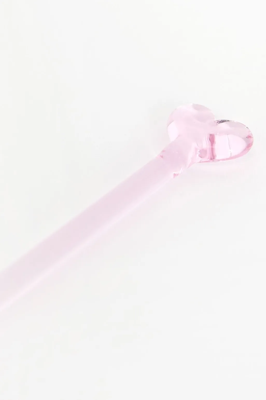 Roze roerstaafje met hartje