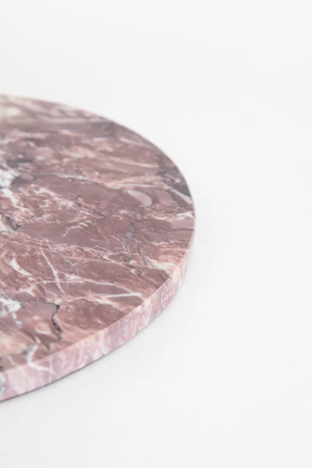 Roze serveerplank marmer
