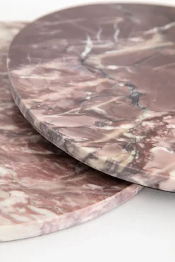Roze serveerplank marmer