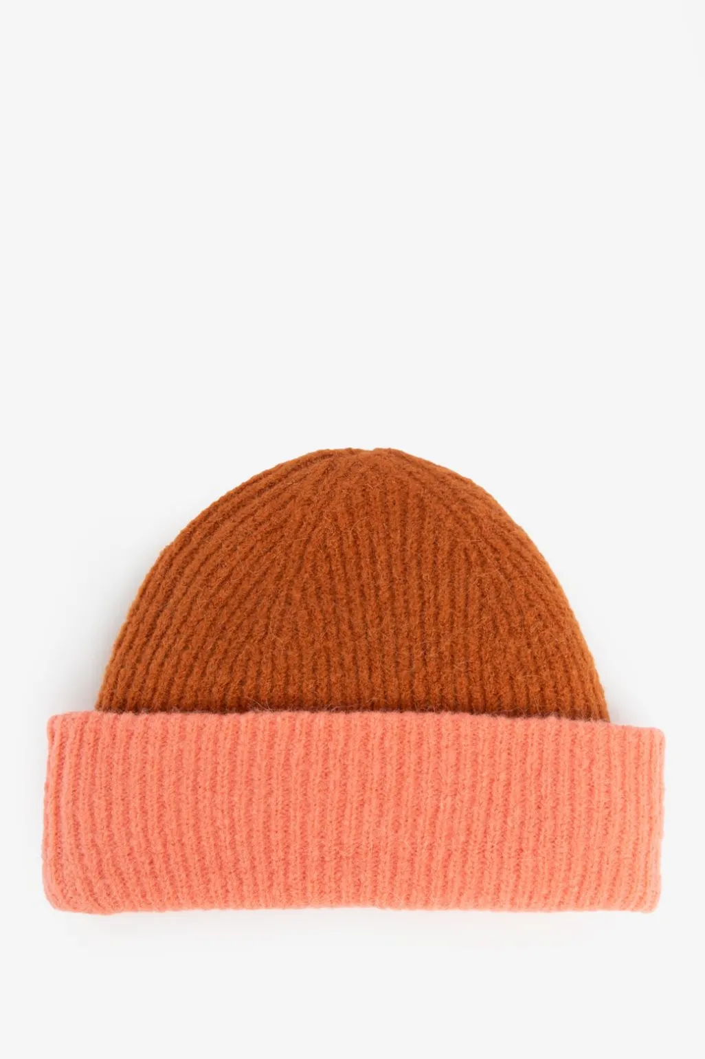 Roze two-tone beanie