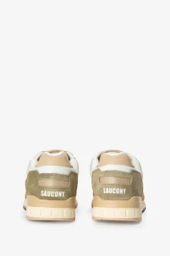 Saucony Shadow 5000 beige leren sneakers