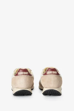 Saucony Trainer 80 beige leren sneakers