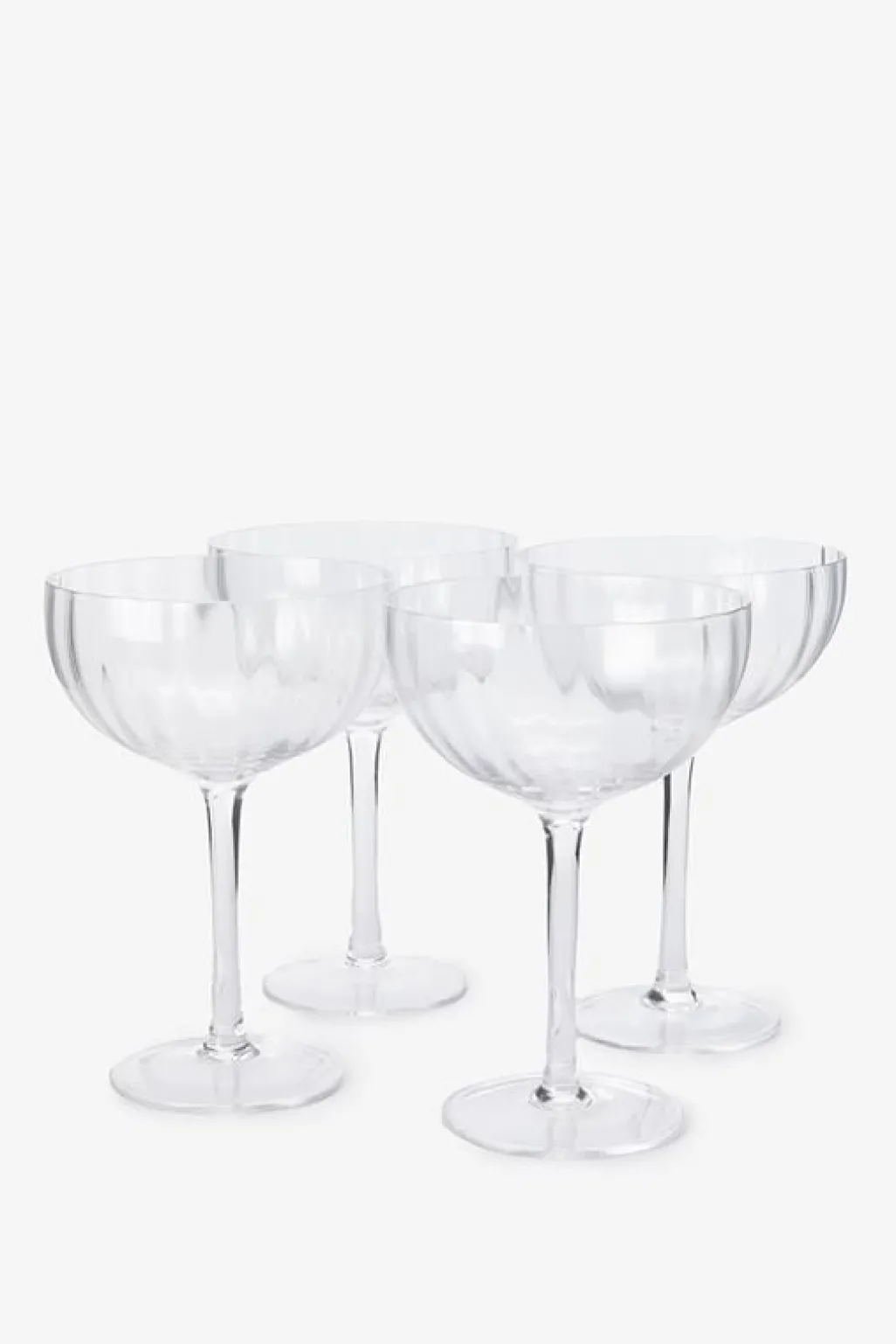 Scallop cocktailglas transparant