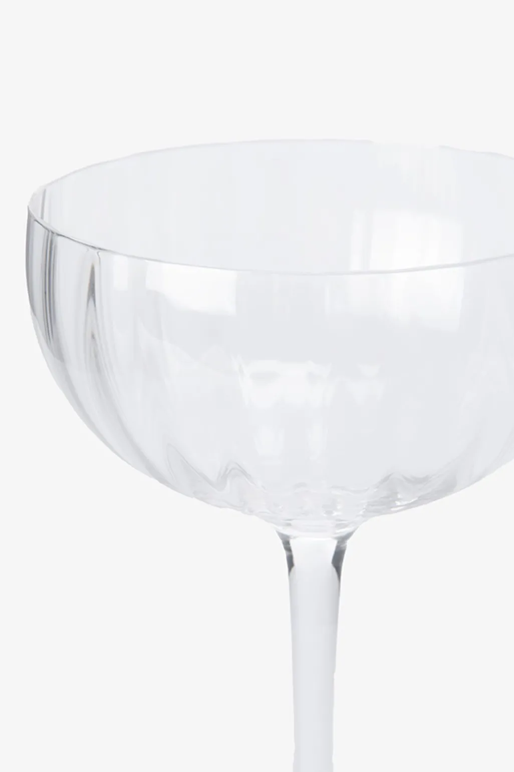 Scallop cocktailglas transparant