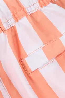 Shiwi oranje zwembroek met strepen