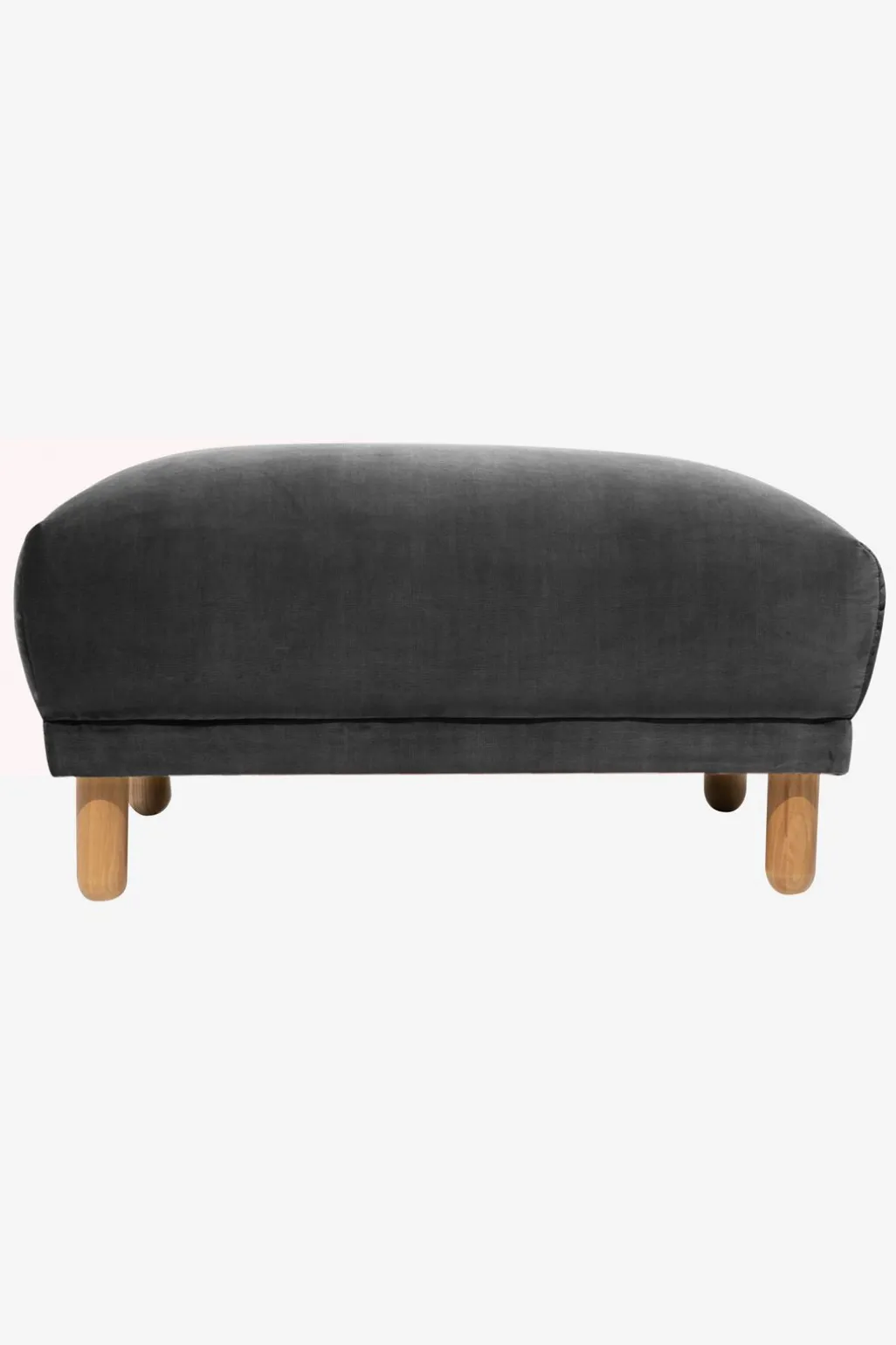 Sir velvet hocker mid grey