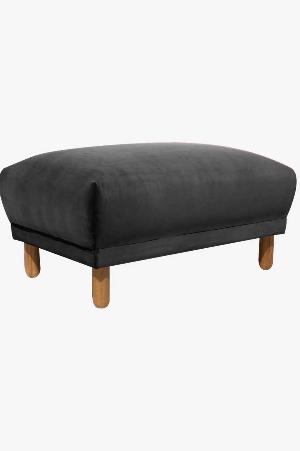 Sir velvet hocker mid grey