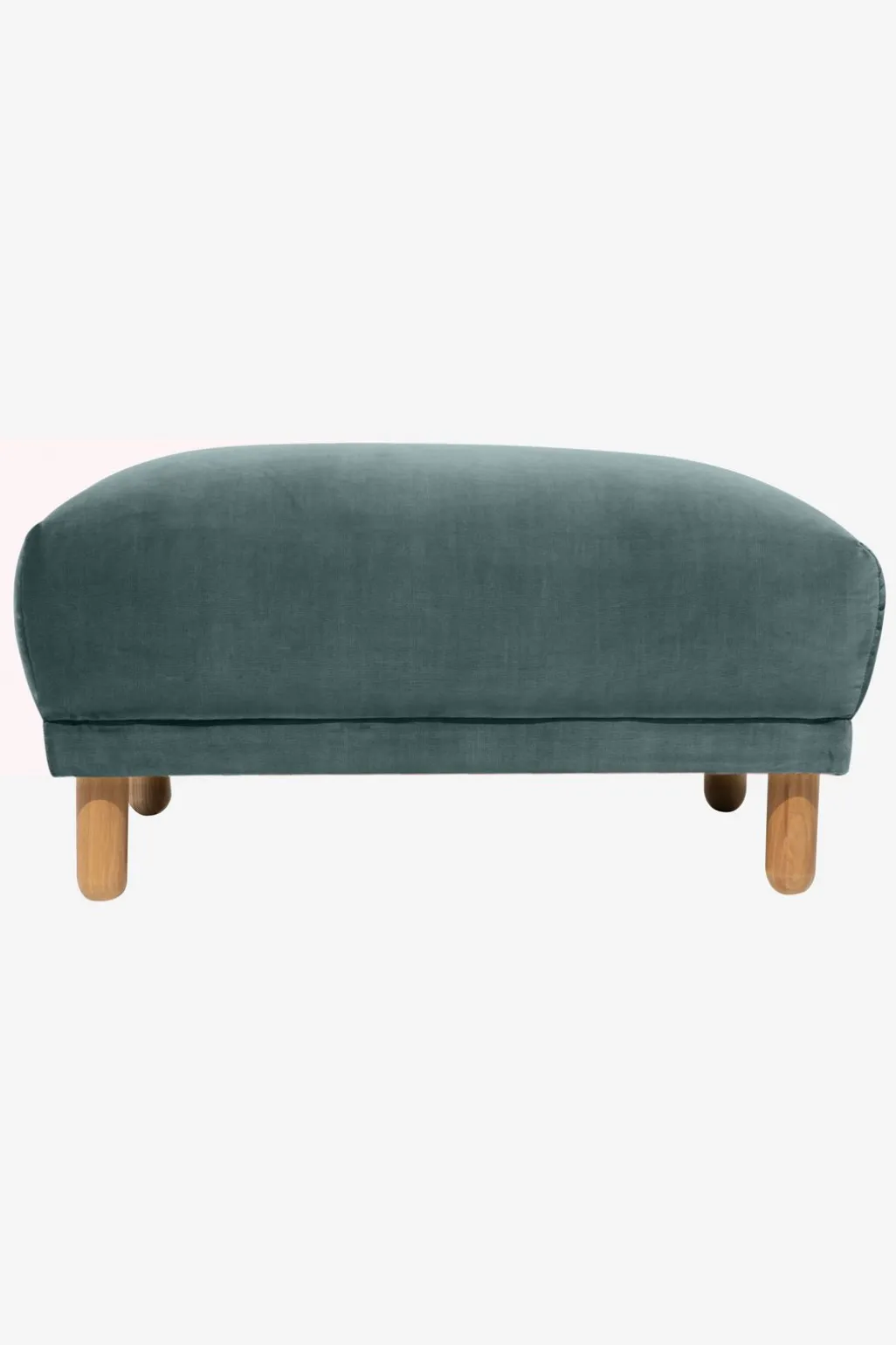 Sir velvet hocker grijs blauw