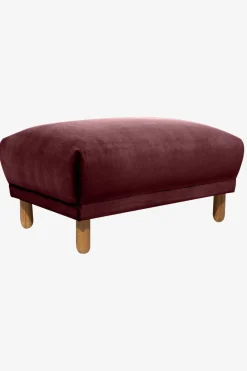 Sir velvet hocker wine red