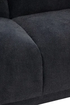 Sir velvet 4-zits bank mid grey