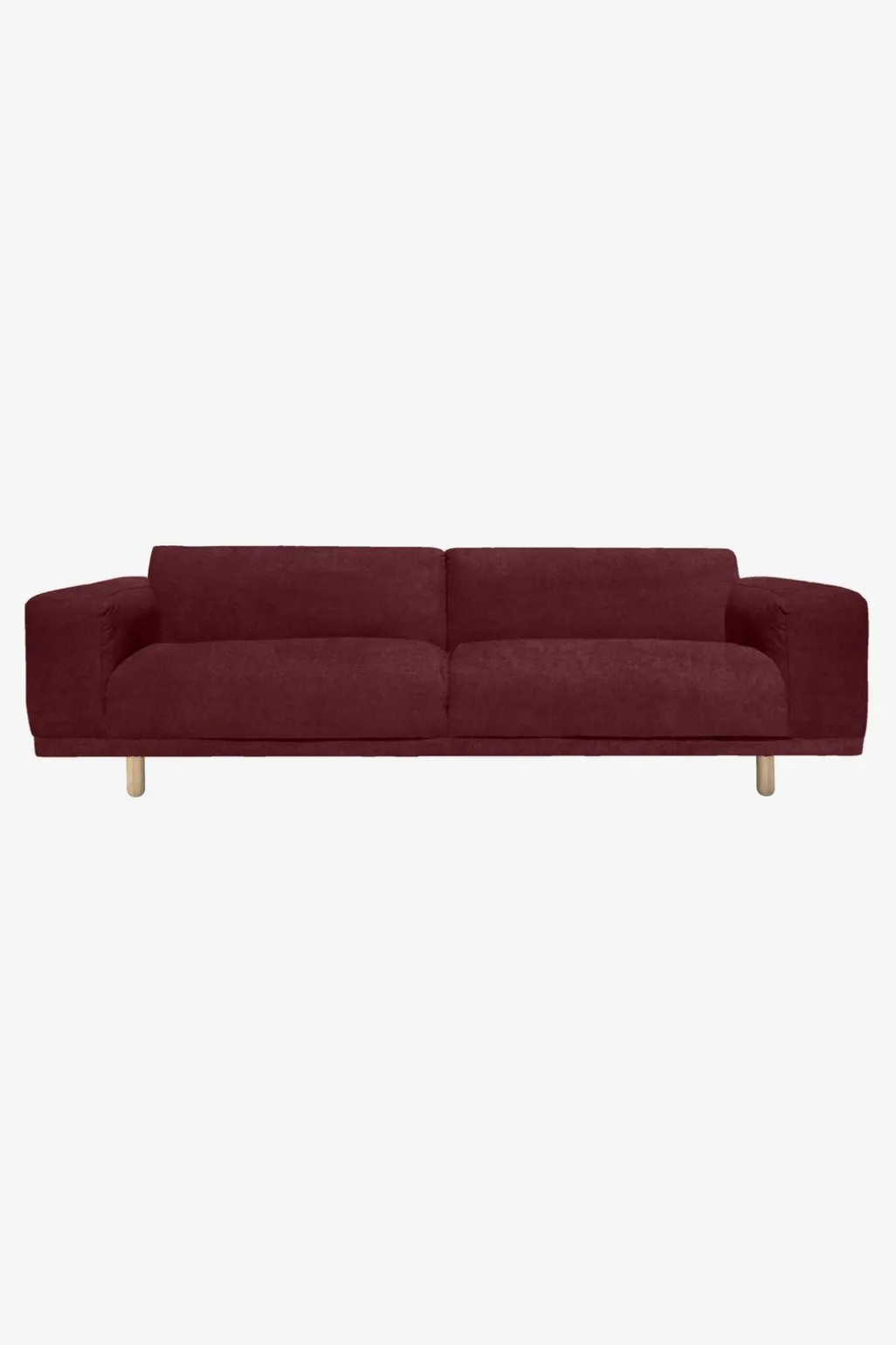 Sir velvet 4-zits bank wine red