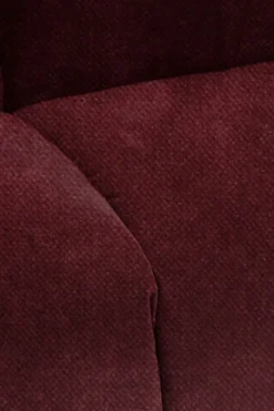 Sir velvet 4-zits bank wine red