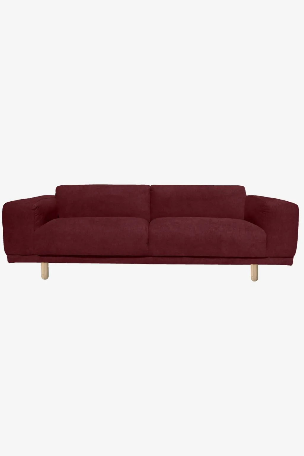 Sir velvet 3-zits bank wine red
