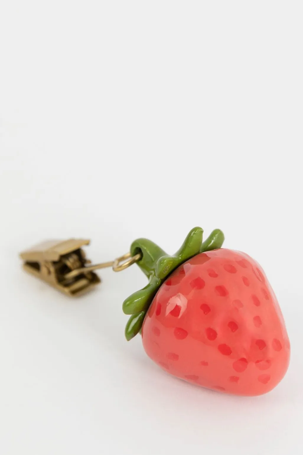 Tafelkleedgewichtjes met clip en aardbei