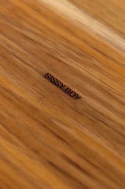 Teakhouten snijplank klein met hart