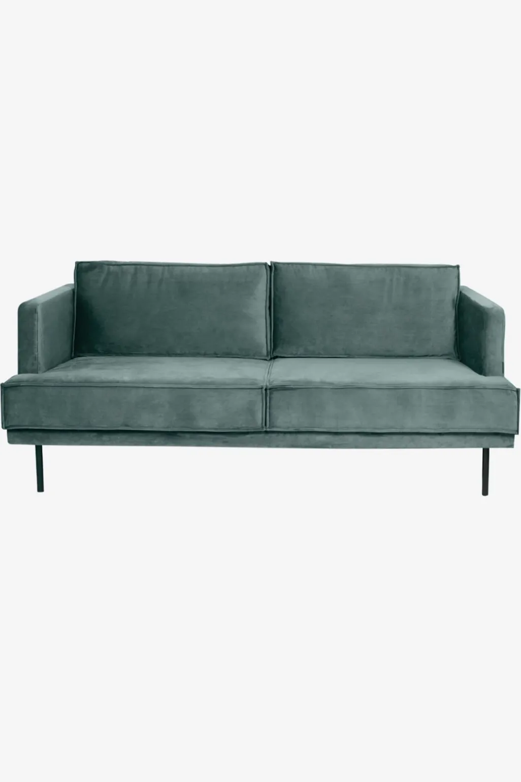 The Duchess velvet bank 2,5-zits grijs blauw
