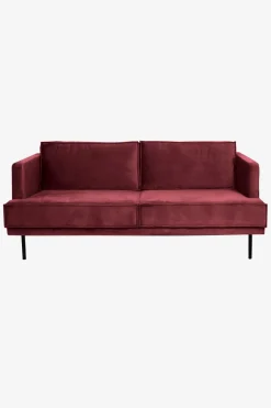The Duchess velvet bank 2,5-zits wine red