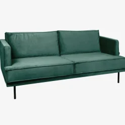 The Duchess velvet bank 2,5-zits groen