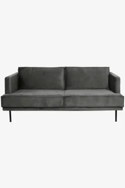 The Duchess velvet bank 2,5-zits antraciet