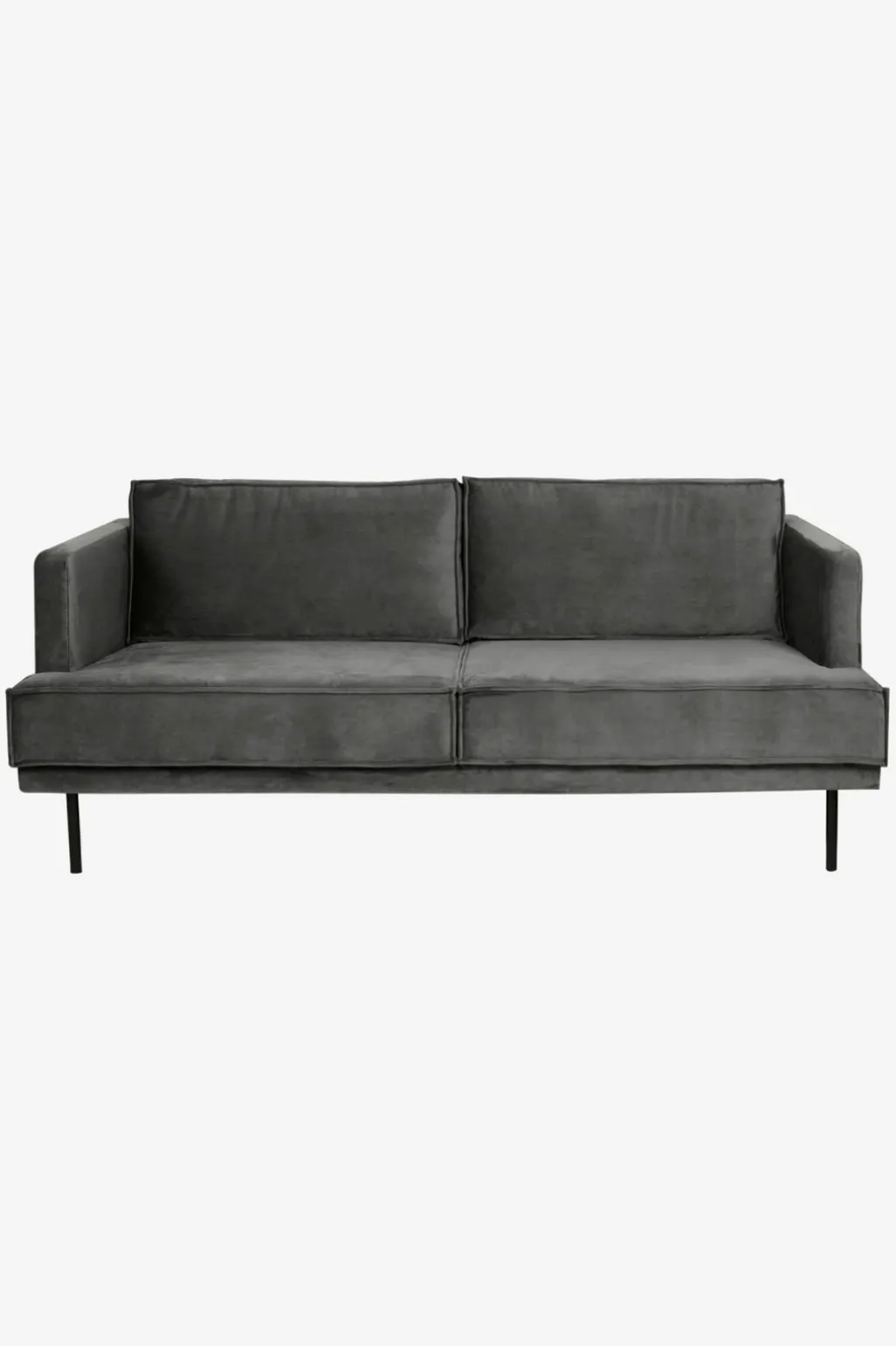 The Duchess velvet bank 2,5-zits antraciet