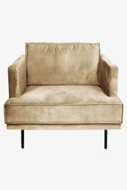 The Duchess velvet loveseat sand