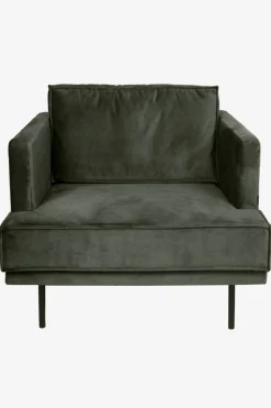The Duchess velvet loveseat donkergroen