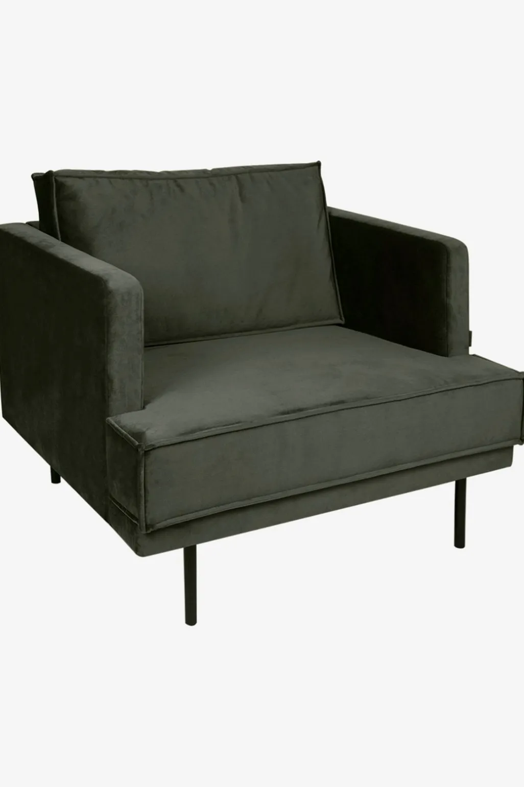 The Duchess velvet loveseat donkergroen