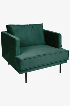 The Duchess velvet loveseat groen