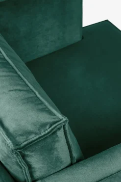 The Duchess velvet loveseat groen
