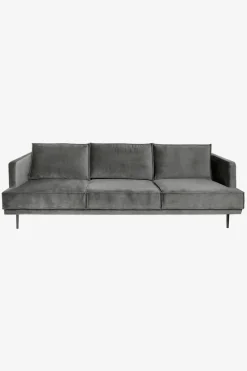 The Duchess velvet 3,5-zits bank antraciet