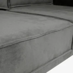The Duchess velvet 3,5-zits bank antraciet