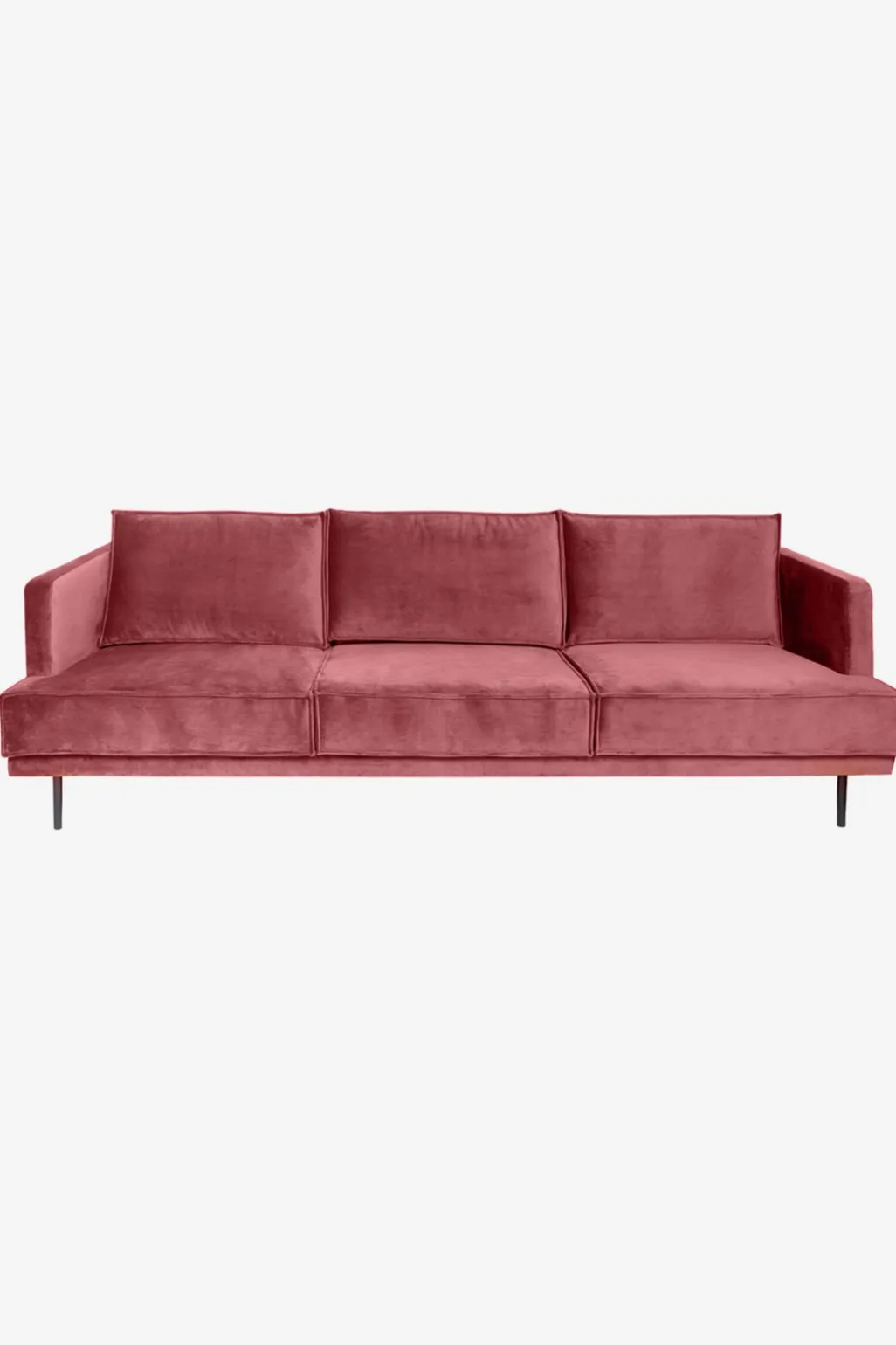 The Duchess velvet 3,5-zits bank pink