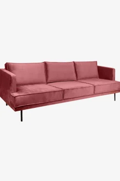 The Duchess velvet 3,5-zits bank pink