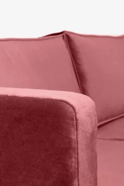 The Duchess velvet 3,5-zits bank pink